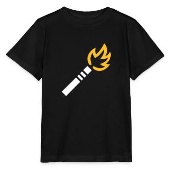 Fireworks - Stanley/Stella MINI CREATOR Kids’ T-Shirt - black - Front - Mikhail (115cm)