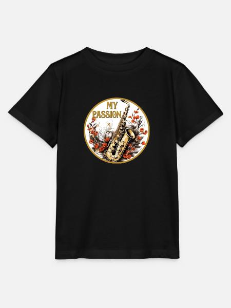passion - Stanley/Stella Kinder T-Shirt MINI CREATOR  - Schwarz