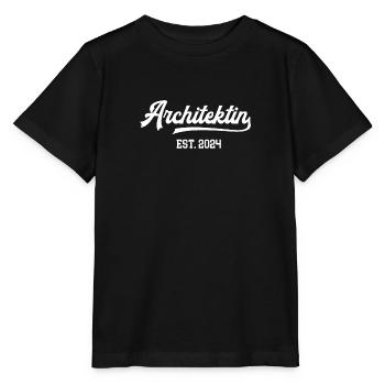 Architektin 2024 Architektur Studium Abschluss - Stanley/Stella Kinder T-Shirt MINI CREATOR  - Schwarz - Vorne - Mikhail (115cm)