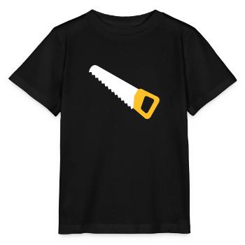 Scie - T-shirt bio MINI CREATOR Stanley/Stella Enfant - noir - Devant - Mikhail (115cm)