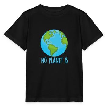 Pas de planète B - Kein Planet B - T-shirt bio MINI CREATOR Stanley/Stella Enfant - noir - Devant - Mikhail (115cm)