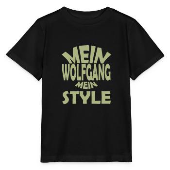 Wolfgang - Stanley/Stella Kinder T-Shirt MINI CREATOR  - Schwarz - Vorne - Mikhail (115cm)