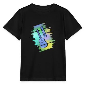 Guitar Guitar Playing Guitar Jason - Stanley/Stella MINI CREATOR Kids’ T-Shirt - black - Front - Mikhail (115cm)