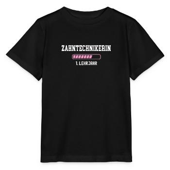 Zahntechnikerin Ausbildung 1 Lehrjahr erstes Jahr - Stanley/Stella Kinder T-Shirt MINI CREATOR  - Schwarz - Vorne - Mikhail (115cm)