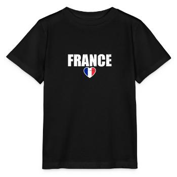France France French Proud Frenchman - Stanley/Stella MINI CREATOR Kids’ T-Shirt - black - Front - Mikhail (115cm)