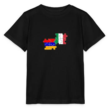 Armenia Italy Flag Armenia - Stanley/Stella MINI CREATOR Kids’ T-Shirt - black - Front - Mikhail (115cm)