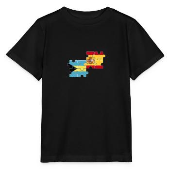 Bahamas Espagne Drapeau Bahamaer espagnol - T-shirt bio MINI CREATOR Stanley/Stella Enfant - noir - Devant - Mikhail (115cm)