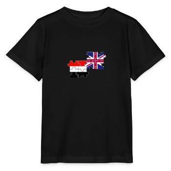 Yémen Drapeau britannique Yéménite britannique - T-shirt bio MINI CREATOR Stanley/Stella Enfant - noir - Devant - Mikhail (115cm)