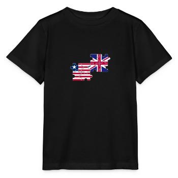 Liberia Drapeau britannique Libériens britanniques - T-shirt bio MINI CREATOR Stanley/Stella Enfant - noir - Devant - Mikhail (115cm)