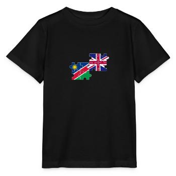 Namibie Drapeau britannique Namibien britannique - T-shirt bio MINI CREATOR Stanley/Stella Enfant - noir - Devant - Mikhail (115cm)