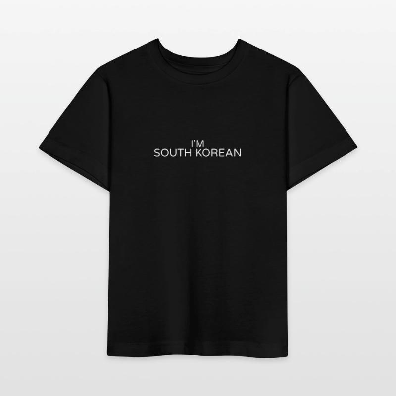 Je suis sud-coréenne, sud-coréenne, sud-coréenne T-shirt bio MINI CREATOR Stanley/Stella Enfant