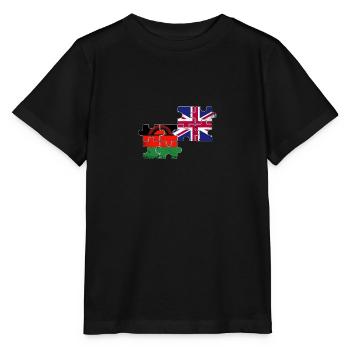Malawi UK Vintage drapeau britannique Malawi - T-shirt bio MINI CREATOR Stanley/Stella Enfant - noir - Devant - Mikhail (115cm)