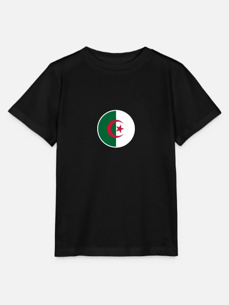 Algerien Algerische Flagge Algerier - Stanley/Stella Kinder T-Shirt MINI CREATOR  - Schwarz