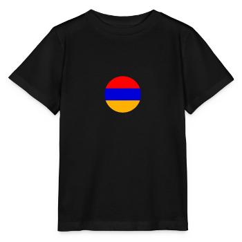 Armenien Armenische Flagge Armenier - Stanley/Stella Kinder T-Shirt MINI CREATOR  - Schwarz - Vorne - Mikhail (115cm)