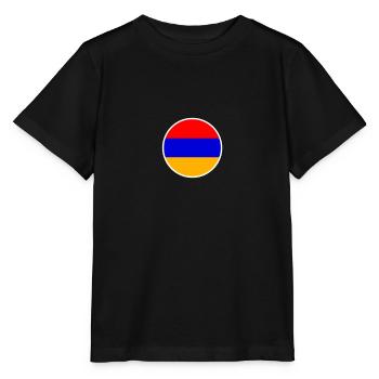 Armenien Armenische Flagge Armenier - Stanley/Stella Kinder T-Shirt MINI CREATOR  - Schwarz - Vorne - Mikhail (115cm)