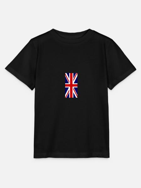 union jack - Stanley/Stella Kinder T-Shirt MINI CREATOR - Schwarz