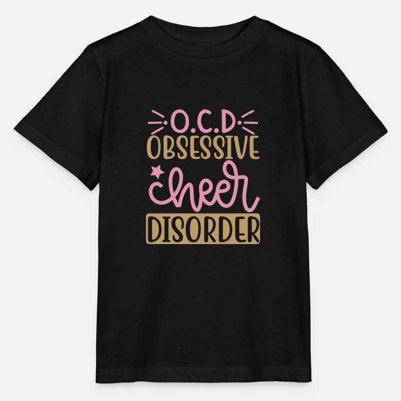 OCD Obsessive Cheer Disorder - Stanley/Stella Kinder T-Shirt MINI CREATOR  - Schwarz