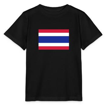 Drapeau national de la Thaïlande - T-shirt bio MINI CREATOR Stanley/Stella Enfant - noir - Devant - Mikhail (115cm)