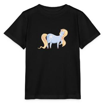 pony - Stanley/Stella MINI CREATOR Kids’ T-Shirt - black - Front - Mikhail (115cm)