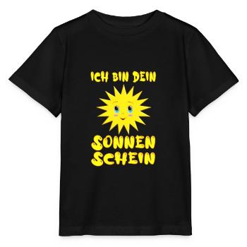 Ich bin Dein Sonnenschein - Paarmotiv - Stanley/Stella Kinder T-Shirt MINI CREATOR  - Schwarz - Vorne - Mikhail (115cm)