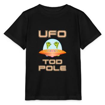 Ufo Todpoles - Space Tadpoles in the UFO - Stanley/Stella MINI CREATOR Kids’ T-Shirt - black - Front - Mikhail (115cm)