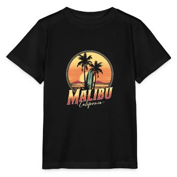 Malibu Kalifornien - Stanley/Stella Kinder T-Shirt MINI CREATOR  - Schwarz - Vorne - Mikhail (115cm)