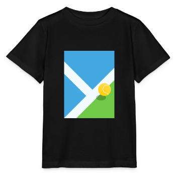 COURT DE TENNIS - T-shirt bio MINI CREATOR Stanley/Stella Enfant - noir - Devant - Mikhail (115cm)