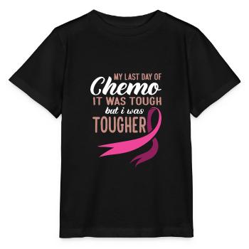My Last Day Of Chemo It Was Tough But I Was - Stanley/Stella MINI CREATOR Kids’ T-Shirt - black - Front - Mikhail (115cm)