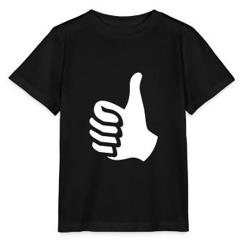 Pouces vers le haut - T-shirt bio MINI CREATOR Stanley/Stella Enfant - noir - Devant - Mikhail (115cm)