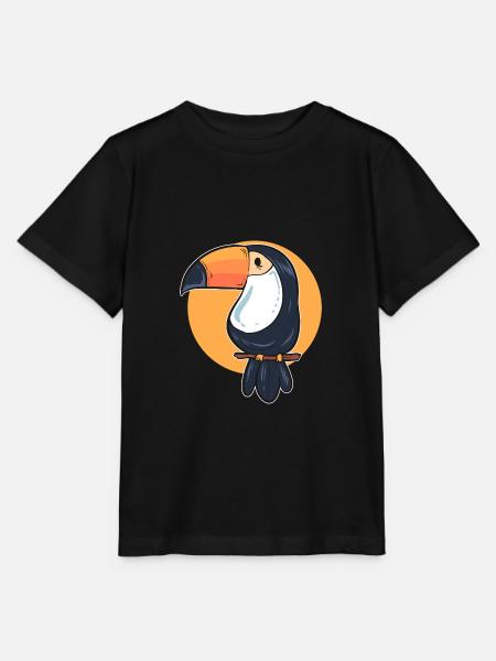 Tropical Toucan Pet Lovers Poison - Stanley/Stella MINI CREATOR Kids’ T-Shirt - black