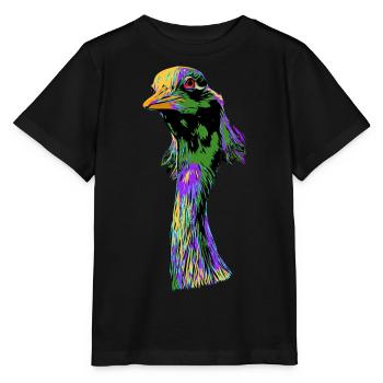 Crane - Stanley/Stella MINI CREATOR Kids’ T-Shirt - black - Front - Mikhail (115cm)