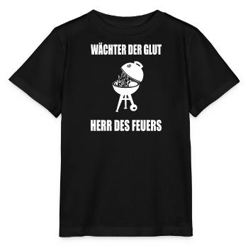 bbq - Stanley/Stella Kinder T-Shirt MINI CREATOR  - Schwarz - Vorne - Mikhail (115cm)