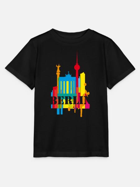 Berlin Graffiti - Stanley/Stella Kinder T-Shirt MINI CREATOR  - Schwarz