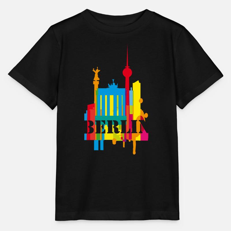 Berlin Graffiti - Stanley/Stella Kinder T-Shirt MINI CREATOR  - Schwarz