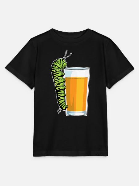 Raupe Saft - Stanley/Stella Kinder T-Shirt MINI CREATOR  - Schwarz