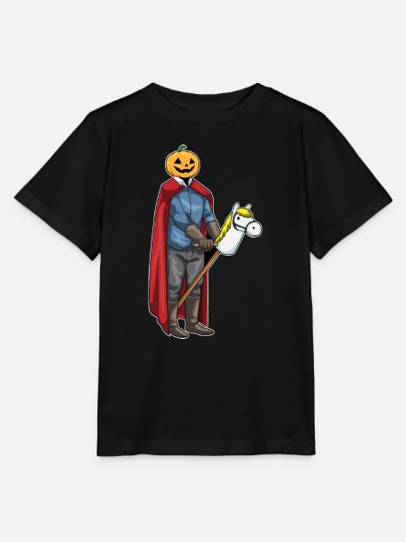 Jack O'Lantern Halloween Steckenpferd - Stanley/Stella Kinder T-Shirt MINI CREATOR - Schwarz