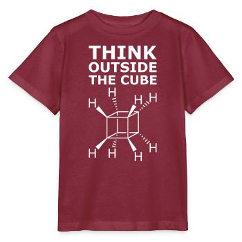 Cuban Molekül Chemie – Think Outside the Cube - Stanley/Stella Kinder T-Shirt MINI CREATOR  - Burgunderrot - Vorne - Kain (125cm)