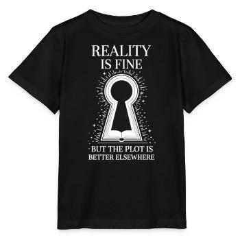 Lecteur de Lecteur de Trou de Serrure Fantastique - T-shirt bio MINI CREATOR Stanley/Stella Enfant - noir - Devant - Mikhail (115cm)