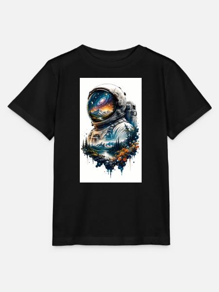 Sternenhelm Landschaftsreise - Stanley/Stella Kinder T-Shirt MINI CREATOR - Schwarz