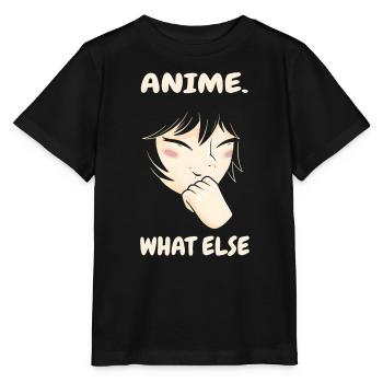 Anime Fan Art – What Else Minimal Design - Stanley/Stella Kinder T-Shirt MINI CREATOR  - Schwarz - Vorne - Mikhail (115cm)