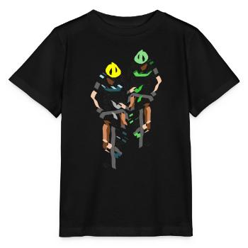 Cyclistes - T-shirt bio MINI CREATOR Stanley/Stella Enfant - noir - Devant - Mikhail (115cm)