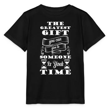 Compagnie Hourglass Countdown - T-shirt bio MINI CREATOR Stanley/Stella Enfant - noir - Devant - Mikhail (115cm)