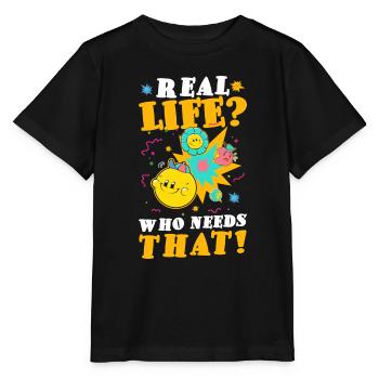 Comicstyle Kunst Boom - Stanley/Stella Kinder T-Shirt MINI CREATOR  - Schwarz - Vorne - Mikhail (115cm)