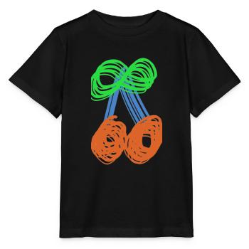 Festival d’été Cerises 🍒 - T-shirt bio MINI CREATOR Stanley/Stella Enfant - noir - Devant - Mikhail (115cm)