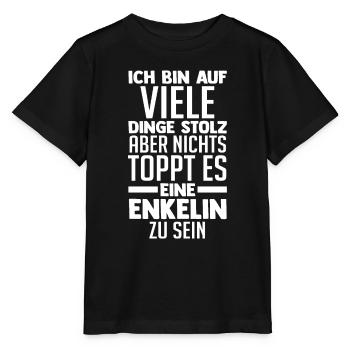 Enkelin - Stanley/Stella Kinder T-Shirt MINI CREATOR  - Schwarz - Vorne - Mikhail (115cm)