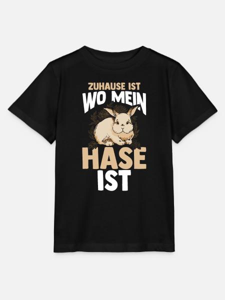 Kaninchen Hase - Stanley/Stella Kinder T-Shirt MINI CREATOR  - Schwarz