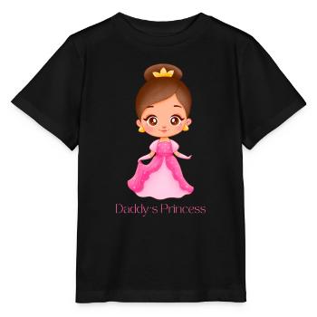 Daddy's Princess - Stanley/Stella MINI CREATOR Kids’ T-Shirt - black - Front - Mikhail (115cm)