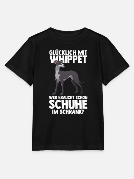 Hund Whippet - Stanley/Stella Kinder T-Shirt MINI CREATOR - Schwarz