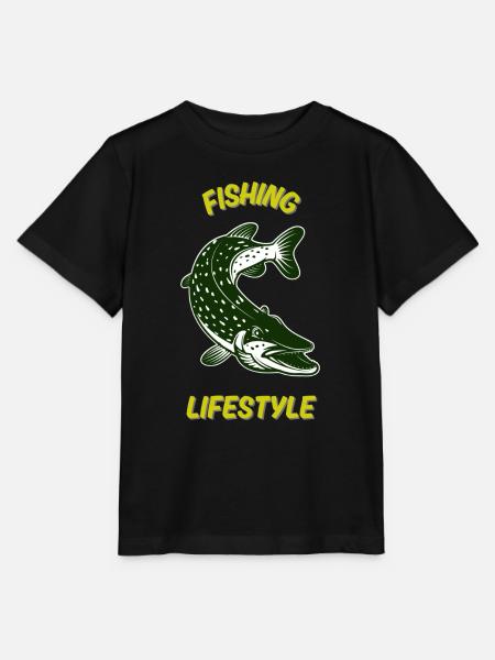 Lebensstil der Fischerei - Stanley/Stella Kinder T-Shirt MINI CREATOR - Schwarz