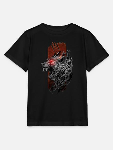 Ur-Inferno: Wütender Pavianaffe - Stanley/Stella Kinder T-Shirt MINI CREATOR - Schwarz